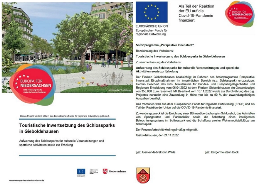 Touristische Inwertsetzung&nbsp;&copy;&nbsp;Europa für Niedersachsen / Flecken Gieboldehausen